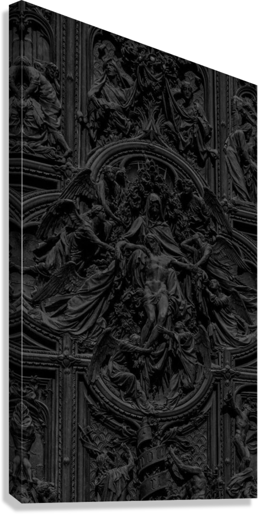 GOTHIC CATHEDRAL DETAIL CANVAS POSTER