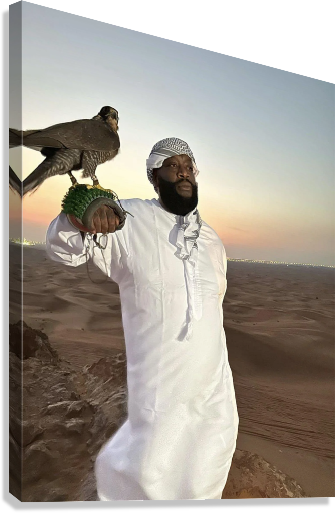 RICK ROSS CANVAS POSTER
