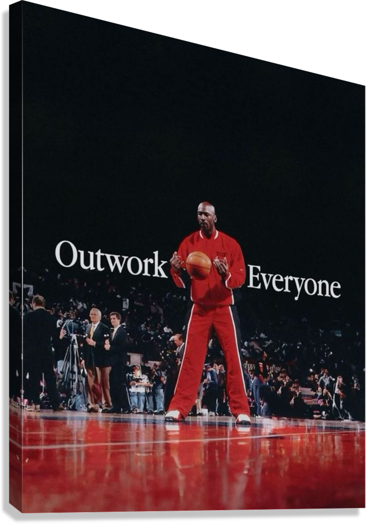 BASKETBALL MOTIVATIONAL CANVAS POSTER