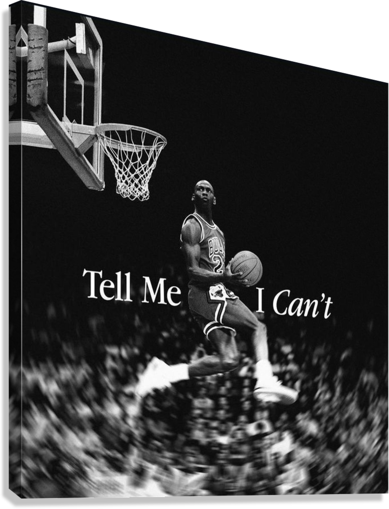 MICHEAL JORDAN MOTIVATIONAL CANVAS POSTER