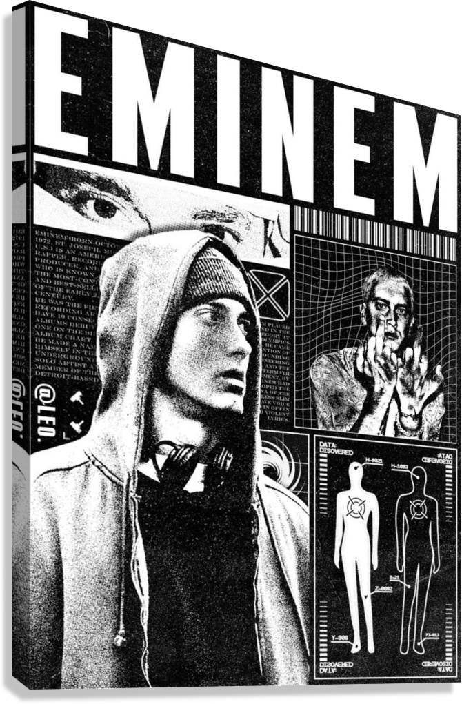 EMINEM CANVAS POSTER