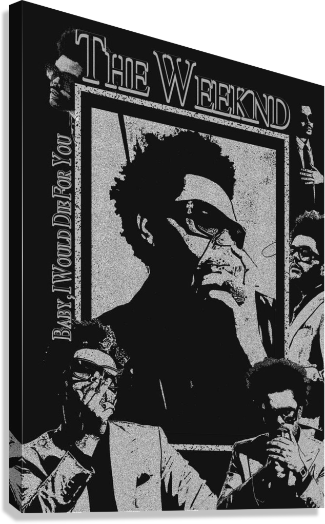 THE WEEKND CANVAS POSTER