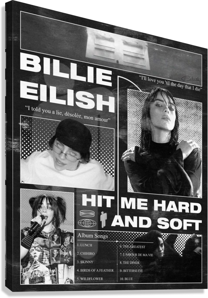 BILLIE EILISH CANVAS POSTER