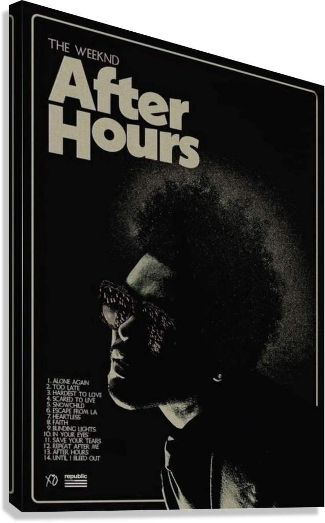 THE AFTER HOURS CANVAS POSTER