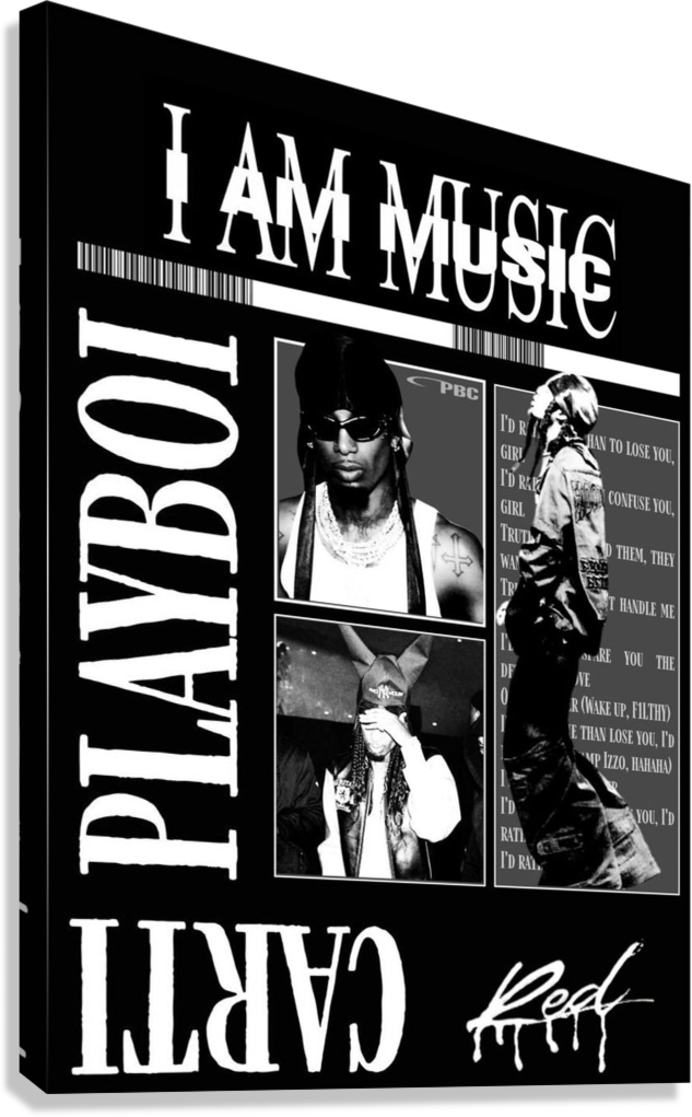 PLAYBOI CARTI CANVAS POSTER