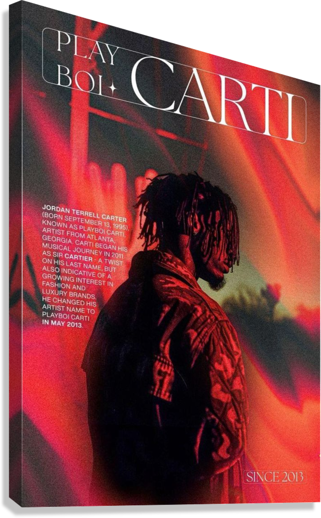 PLAYBOI CARTII CANVAS POSTER