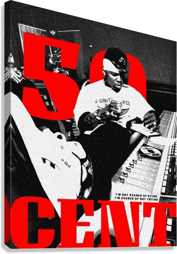 50 CENT CANVAS POSTER