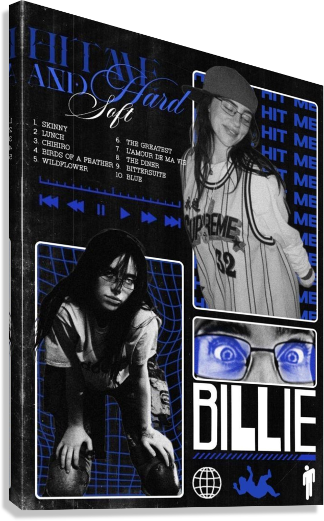 BILLIE EILISH CANVAS POSTER