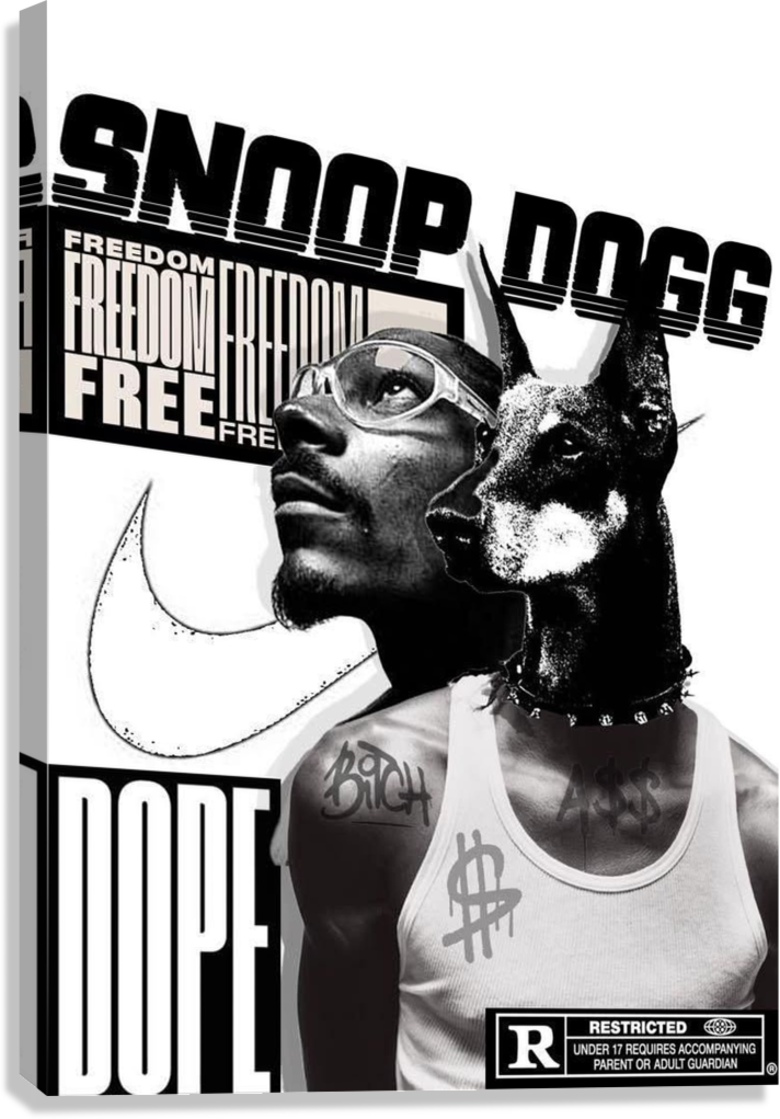 SNOPP DOGG CANVAS POSTER