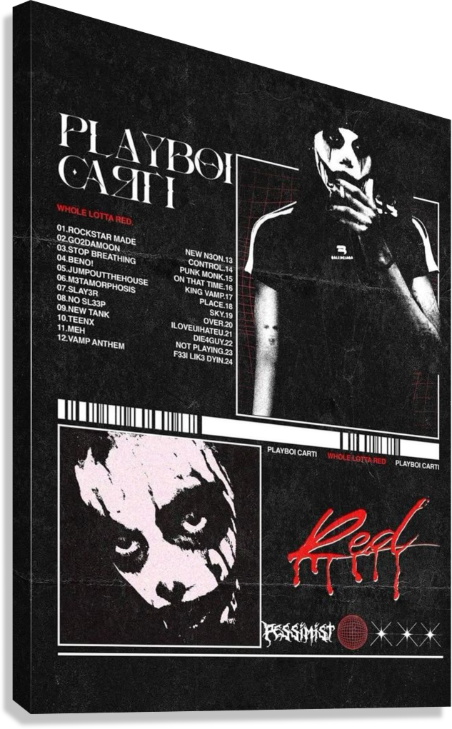 PLAYBOI CARTI CANVAS POSTER
