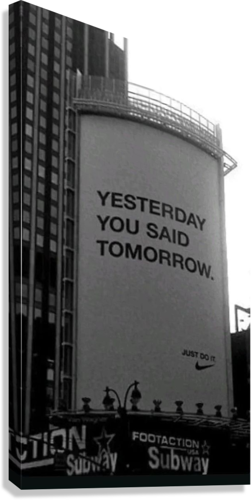 MOTIVATIONAL CANVAS POSTER