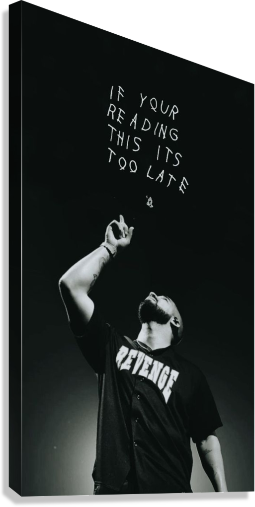 DRAKE CANVAS POSTER