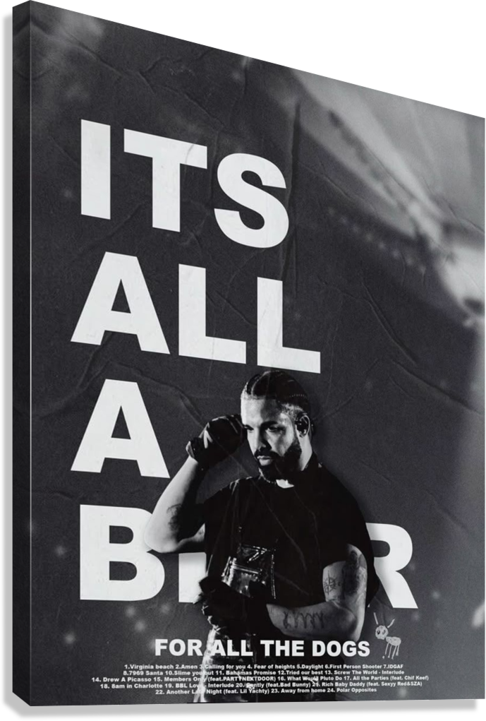 DRAKE CANVAS POSTER
