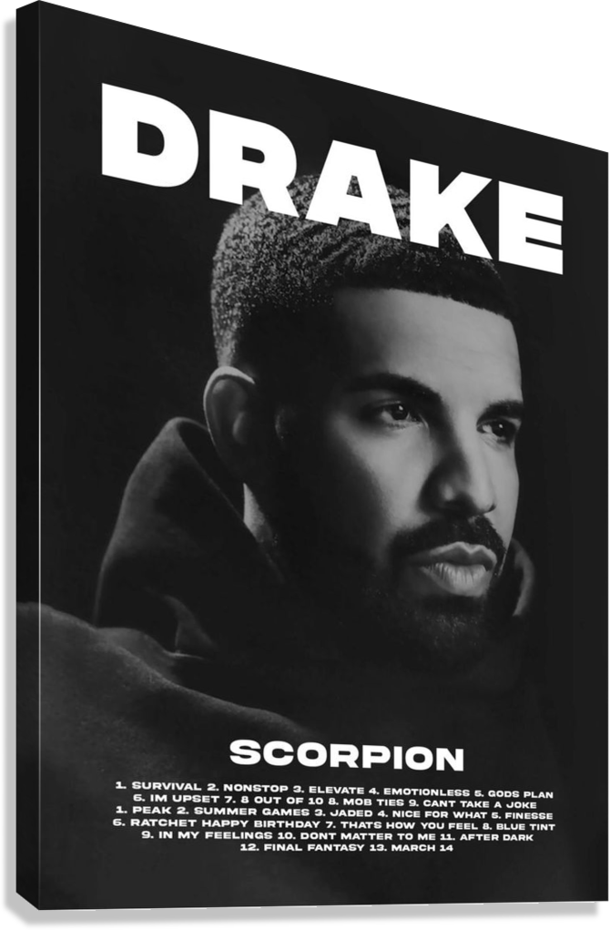 DRAKE CANVAS POSTER