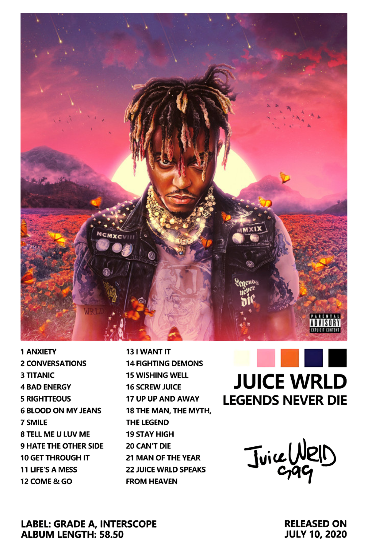 JUICE WRLD "LEGENDS NEVER DIE "