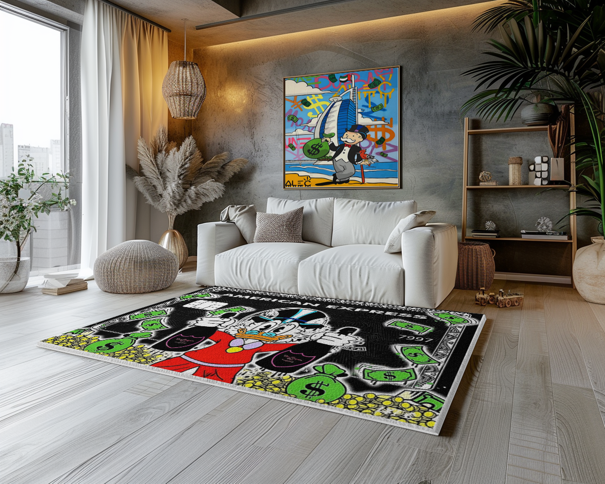 MONOPOLY INSPIRED RUG