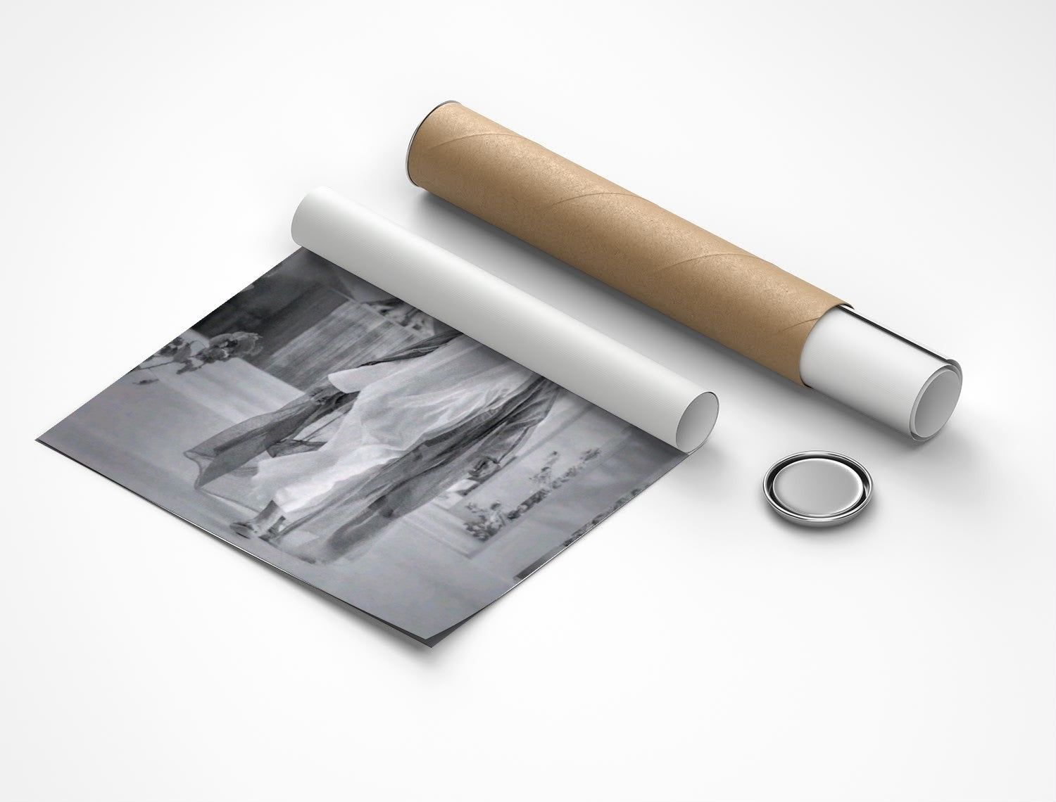 Rolled poster