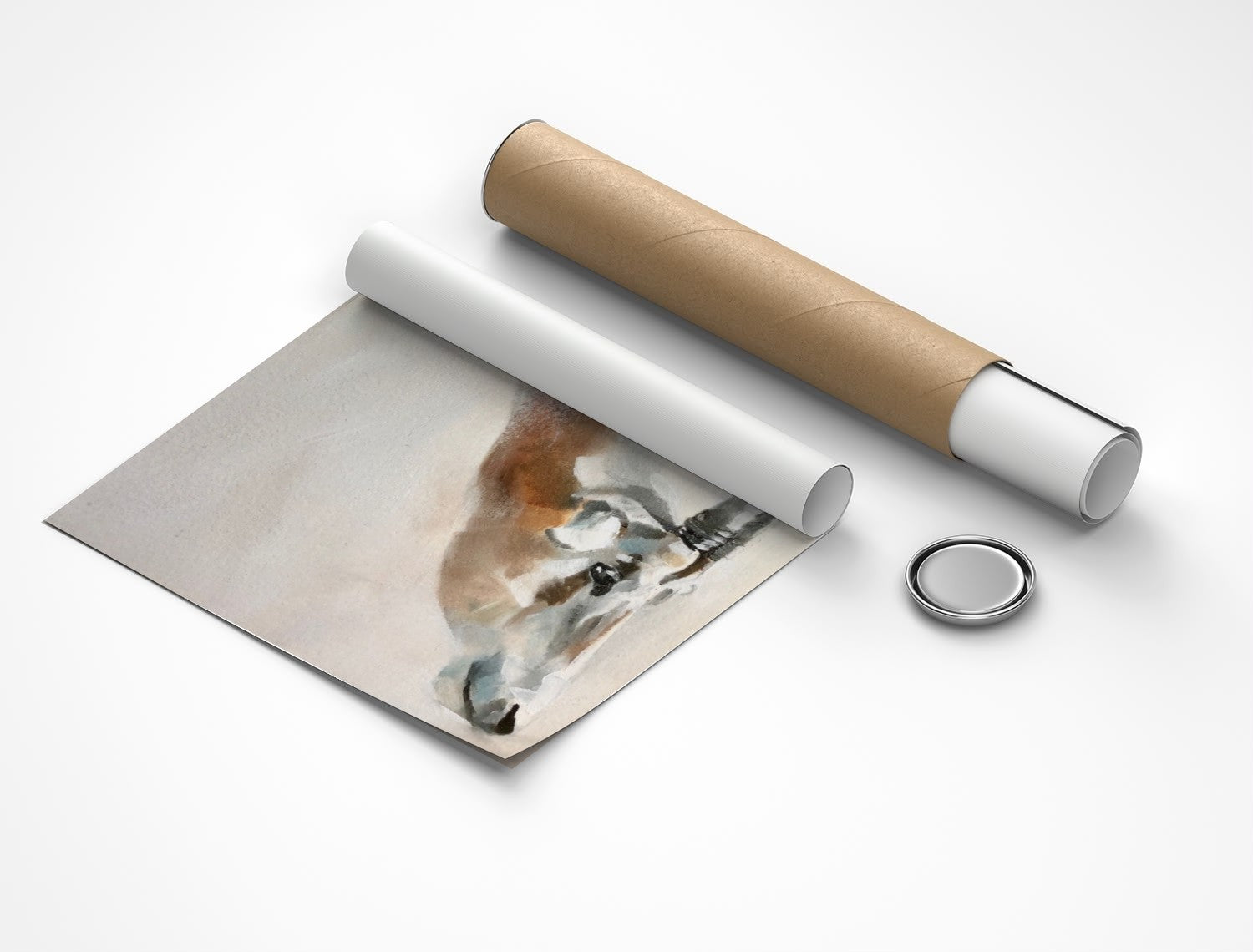Rolled poster