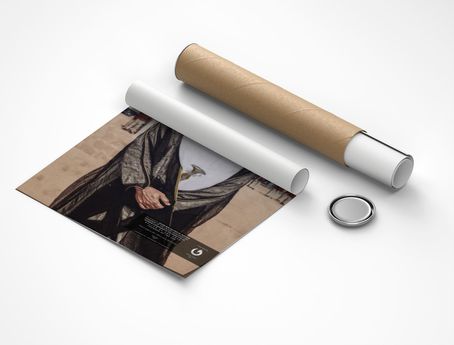 Rolled poster
