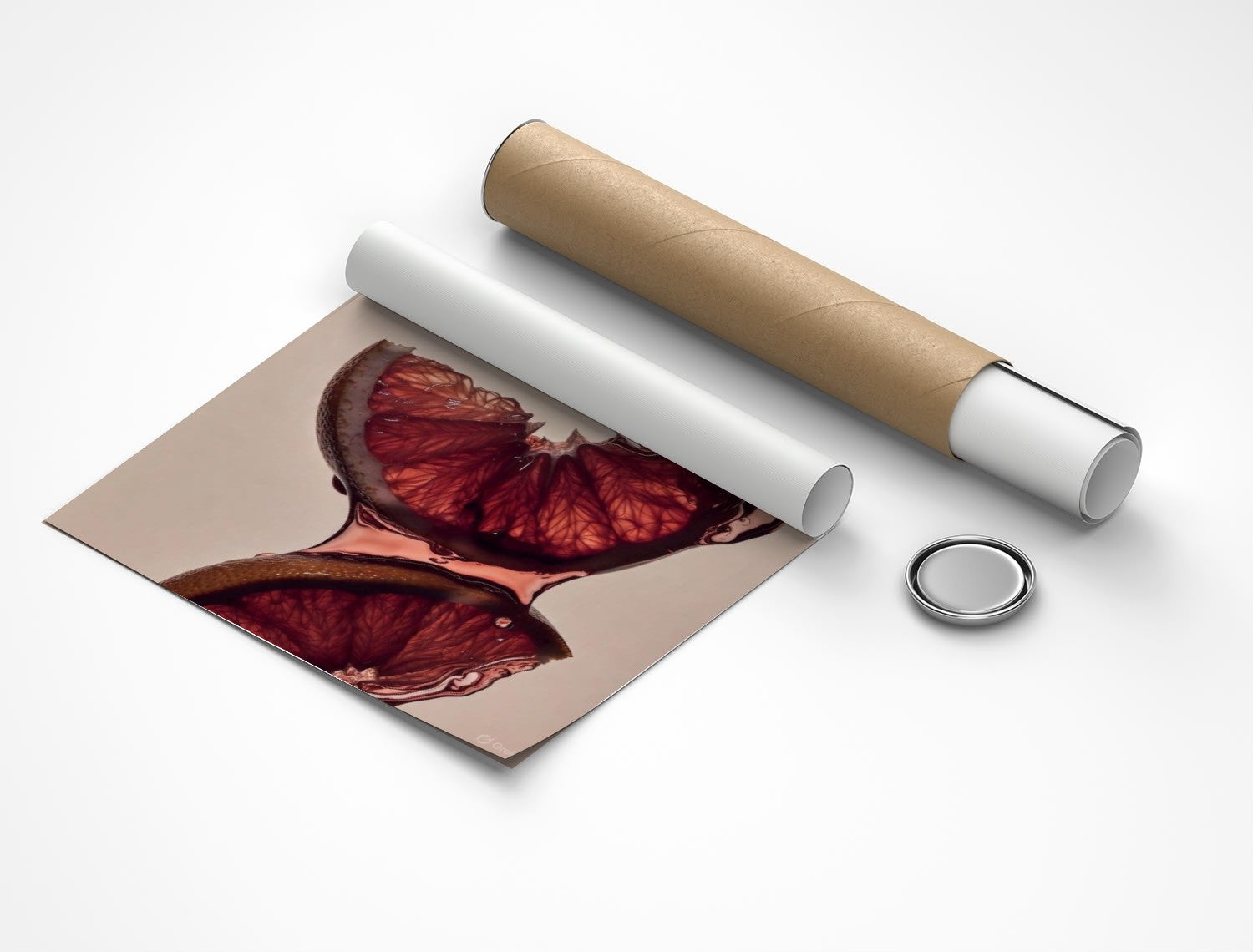 Rolled poster