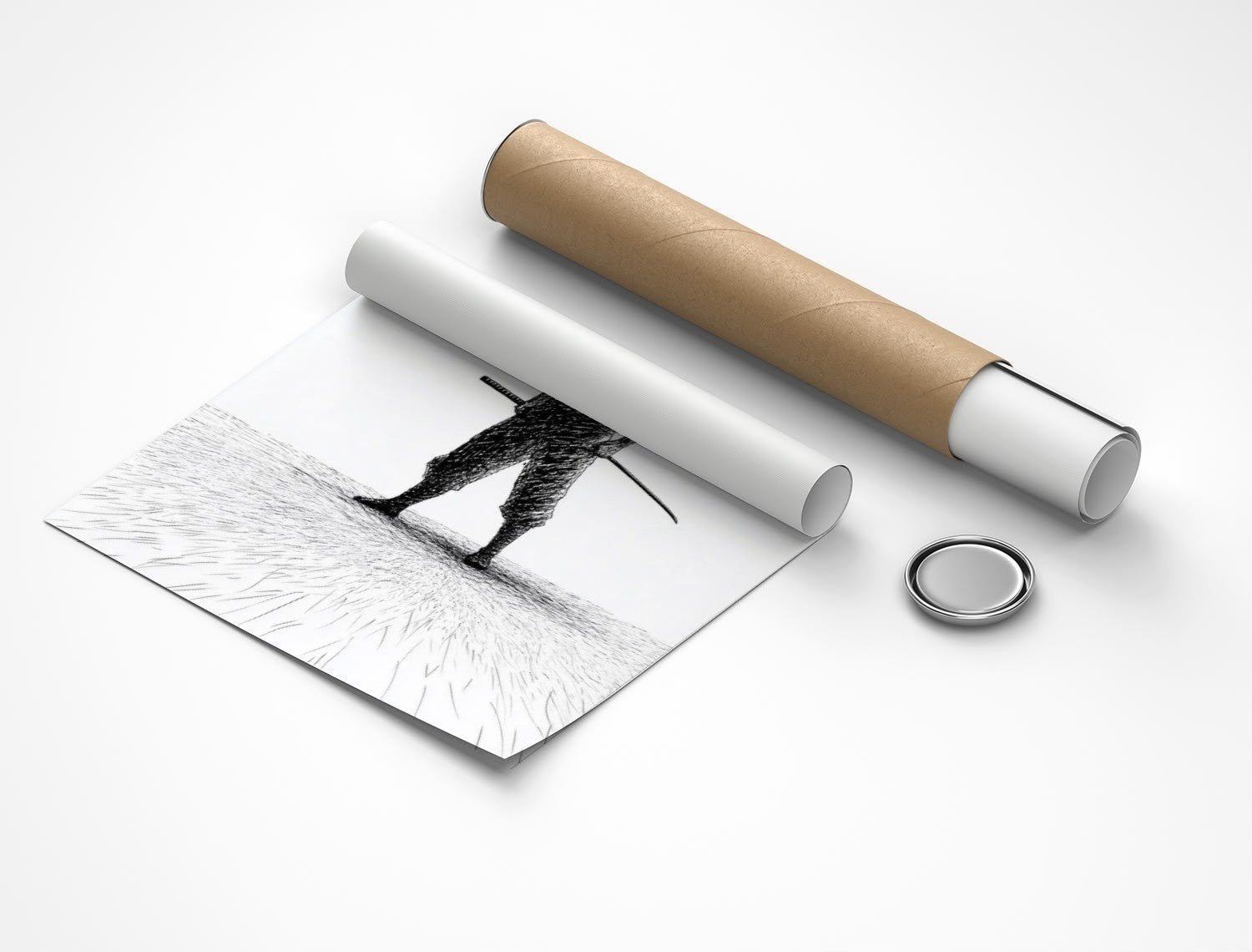 Rolled poster