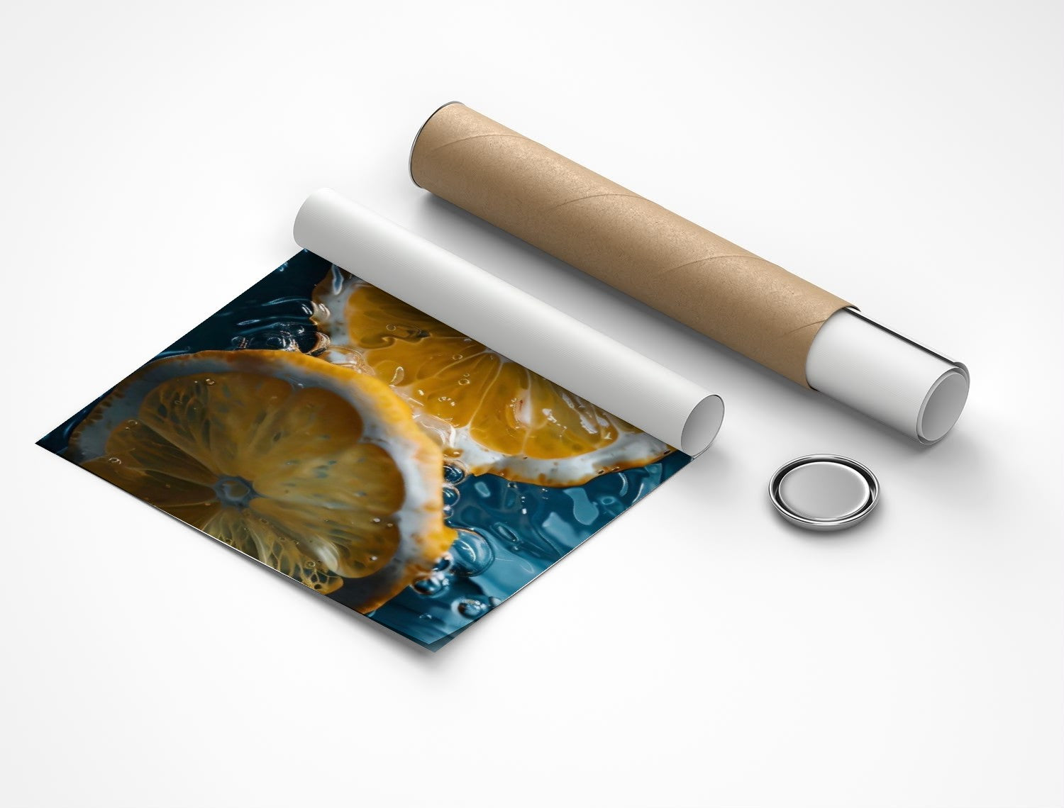 Rolled poster