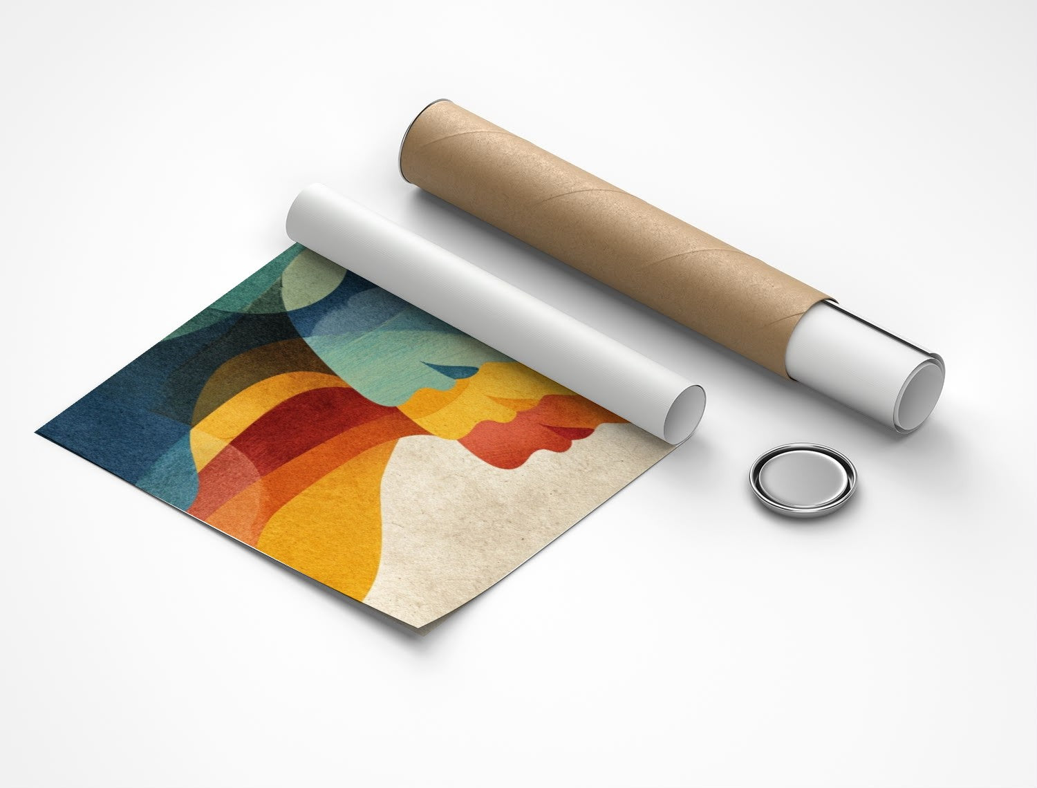 Rolled poster