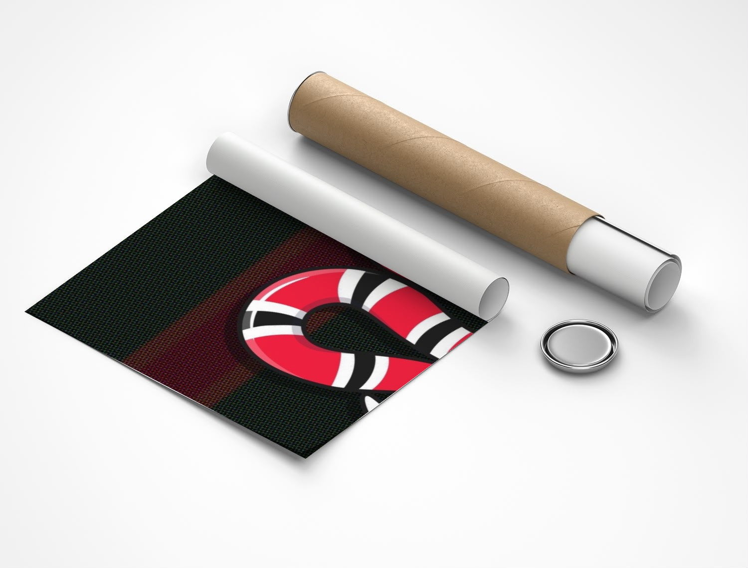 Rolled poster