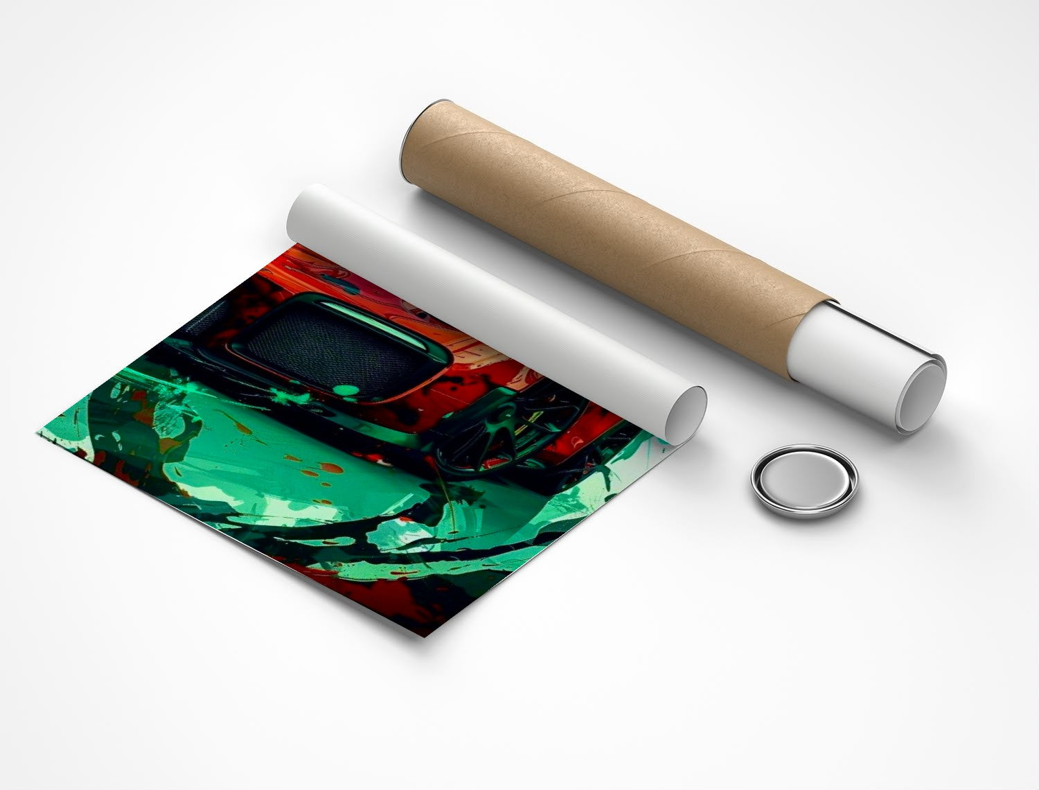 Rolled poster