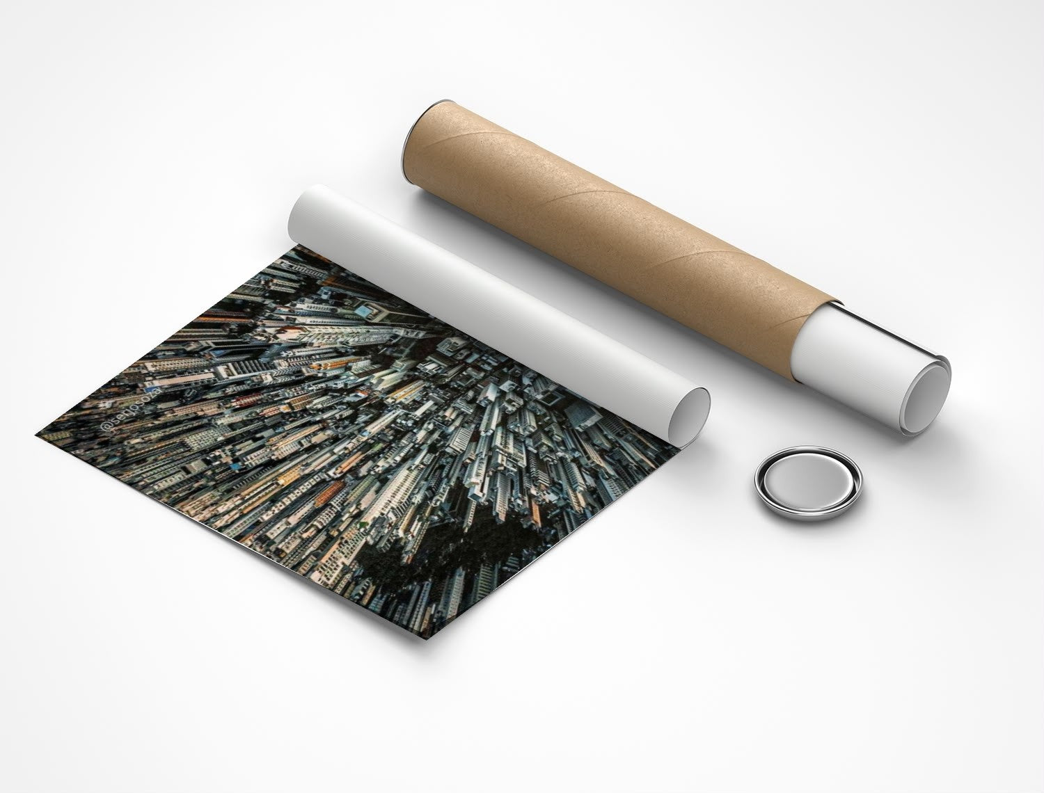 Rolled poster