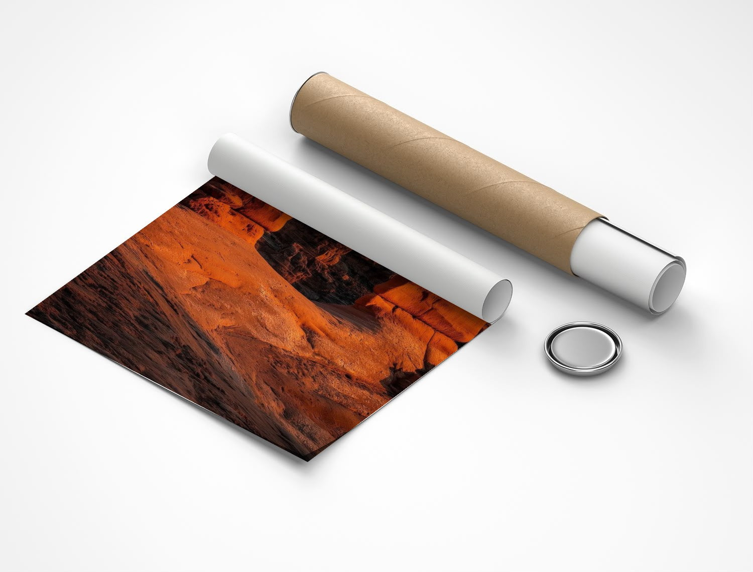 Rolled poster