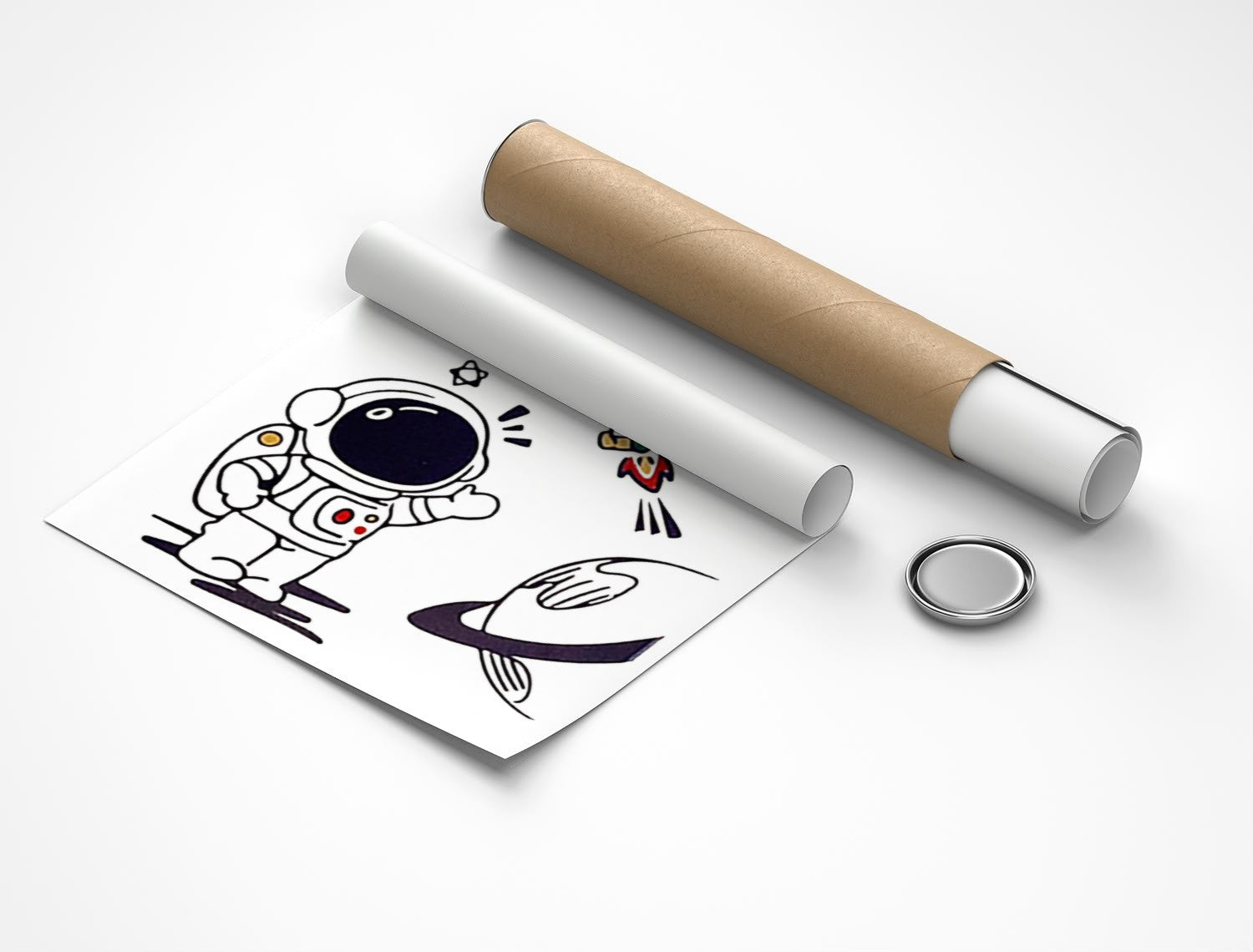 Rolled poster