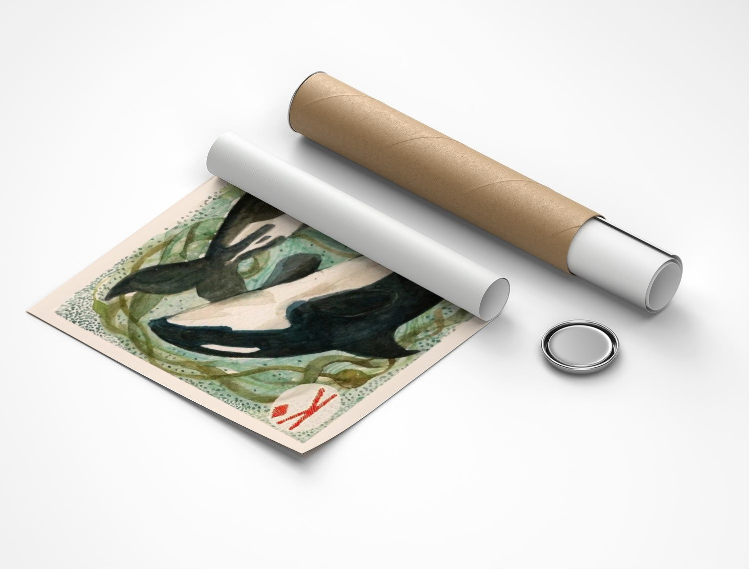 Rolled poster