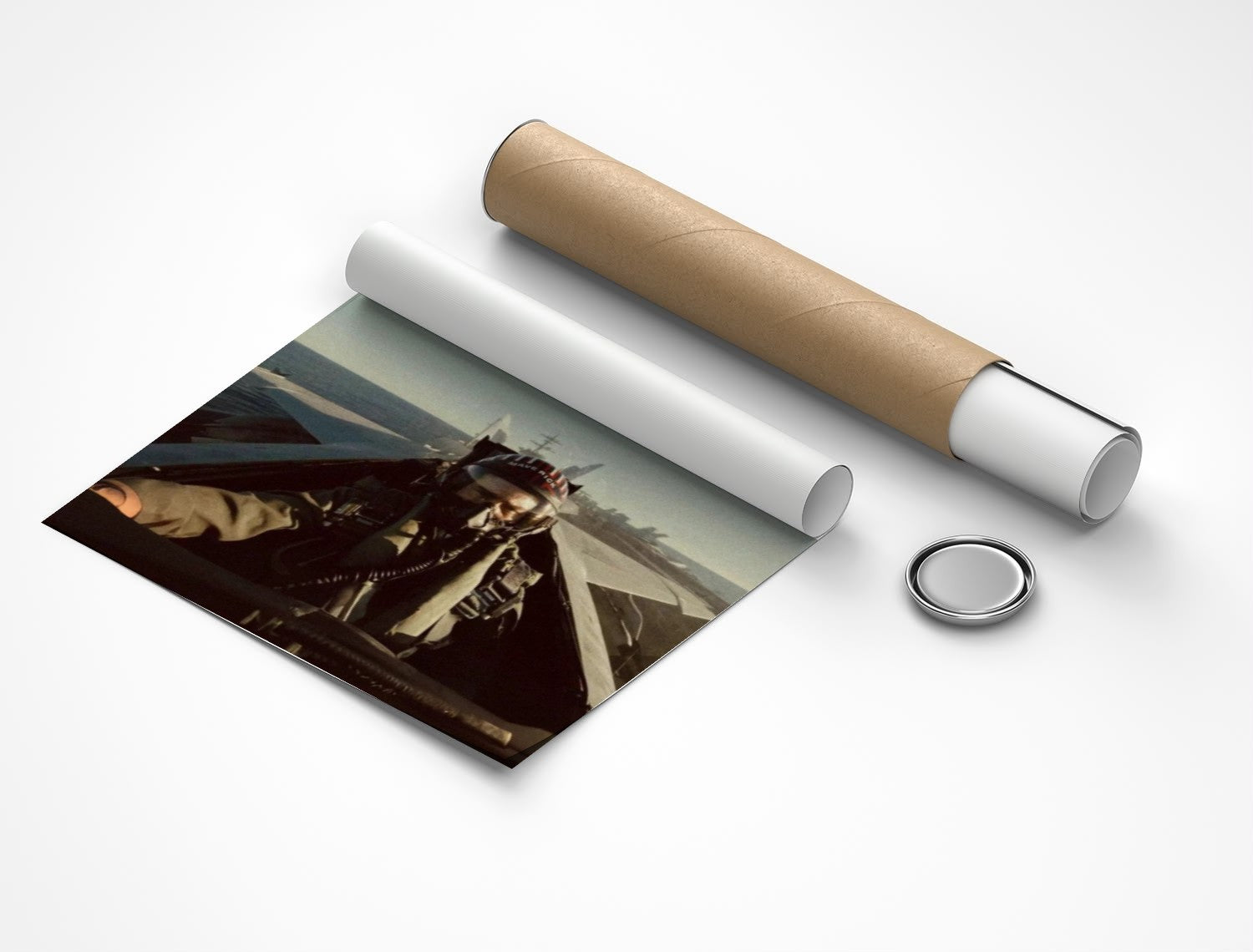 Rolled poster