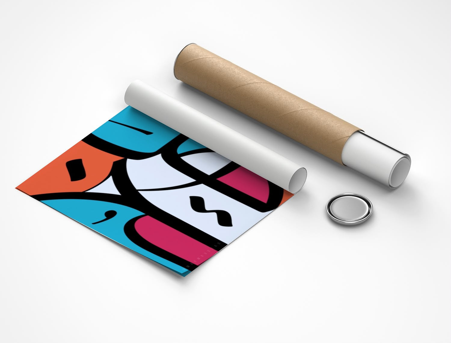 Rolled poster
