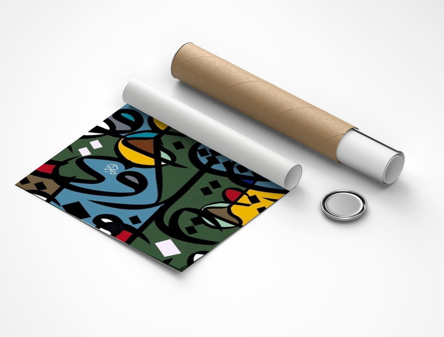 Rolled poster