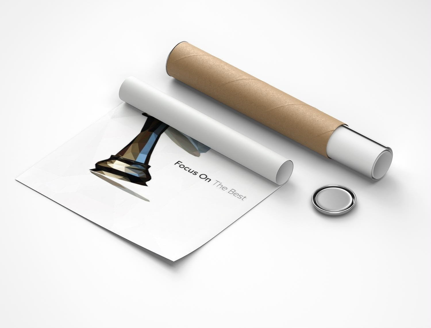 Rolled poster