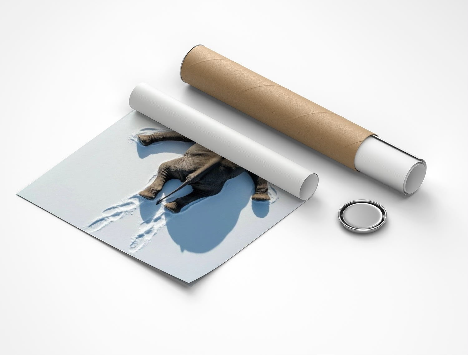 Rolled poster
