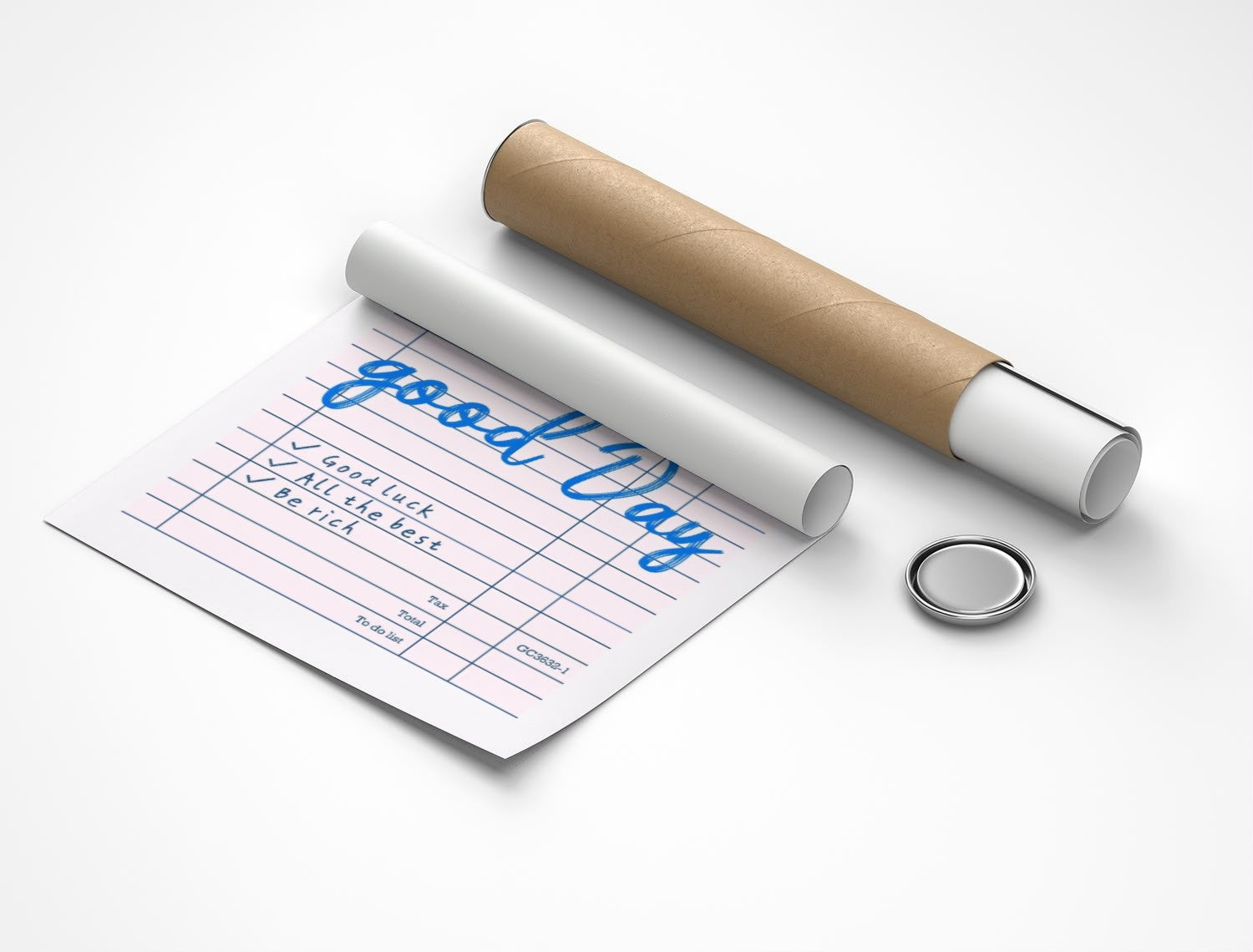 Rolled poster