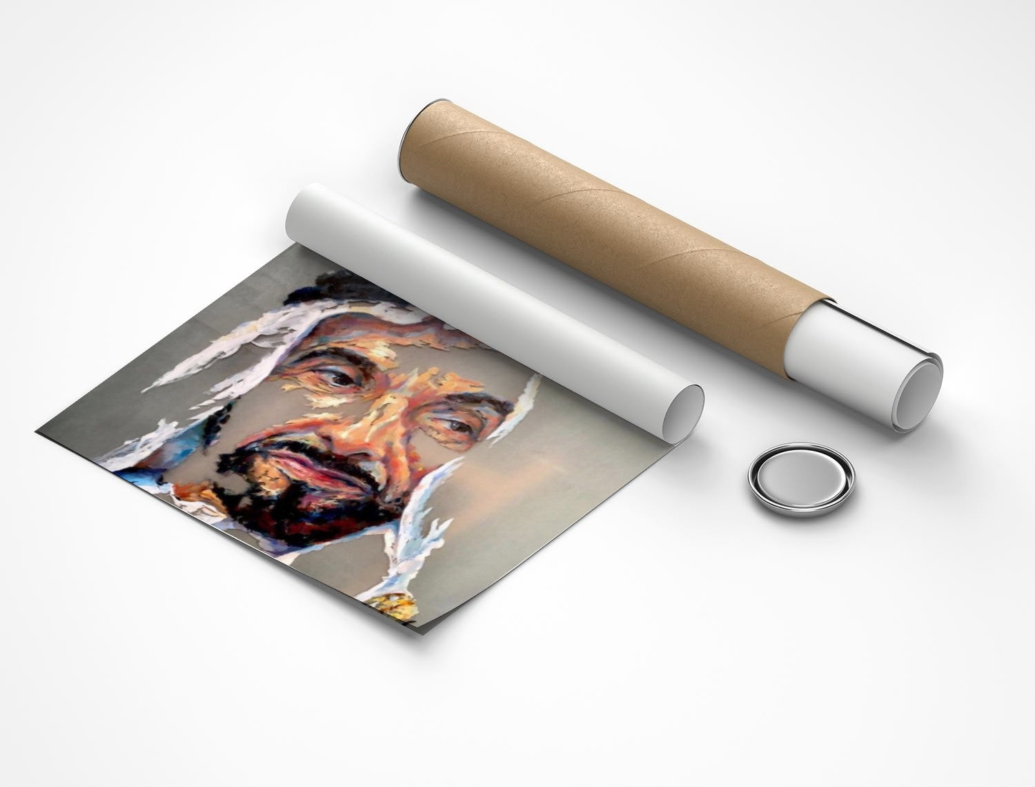 Rolled poster