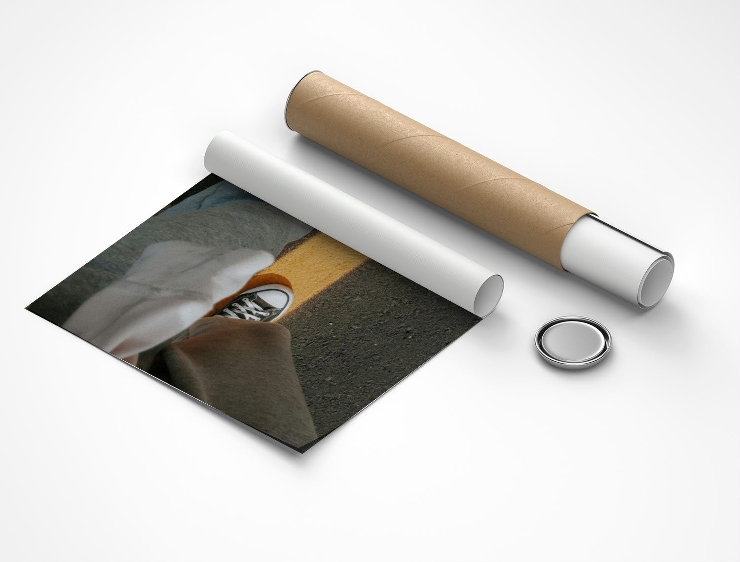 Rolled poster
