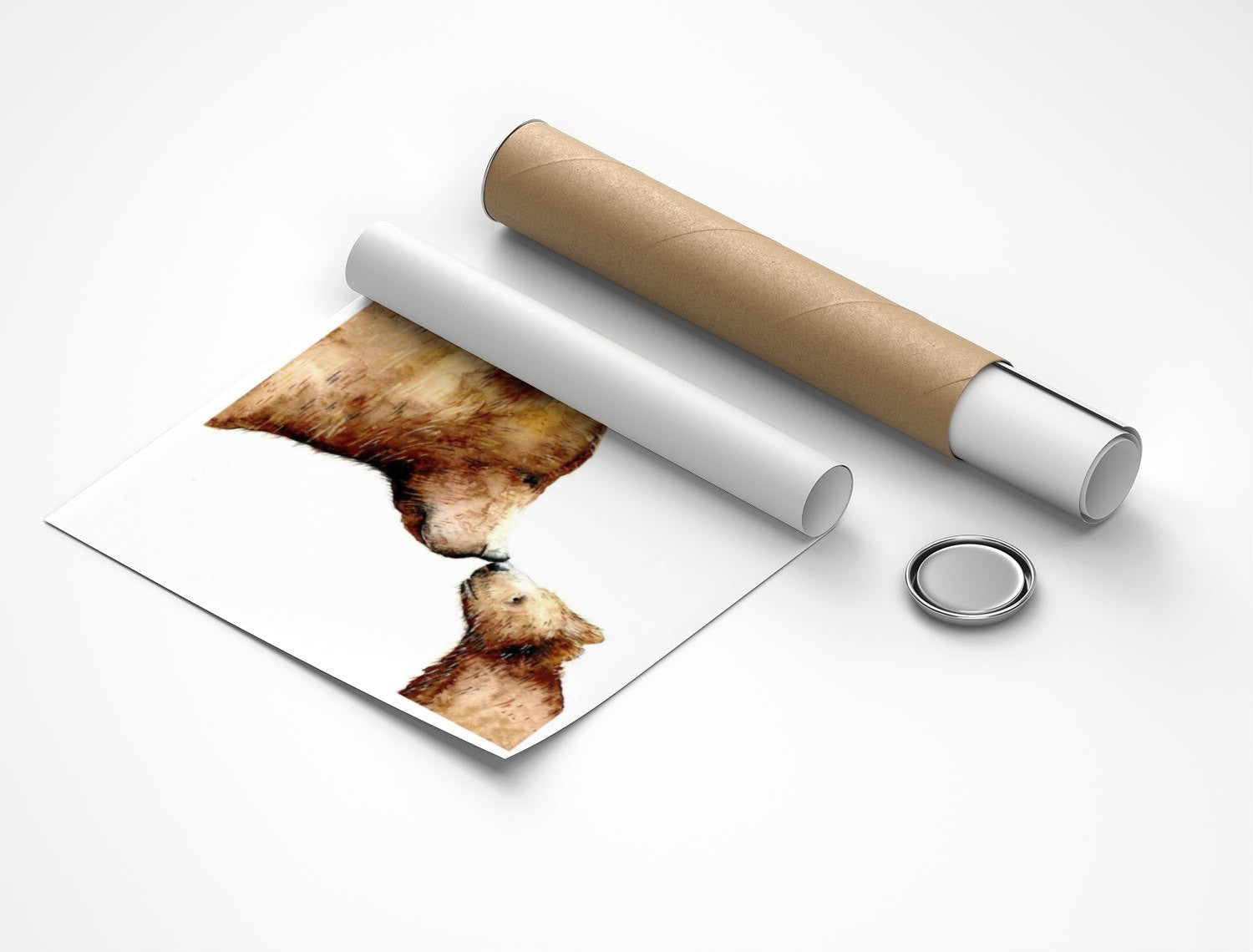 Rolled poster