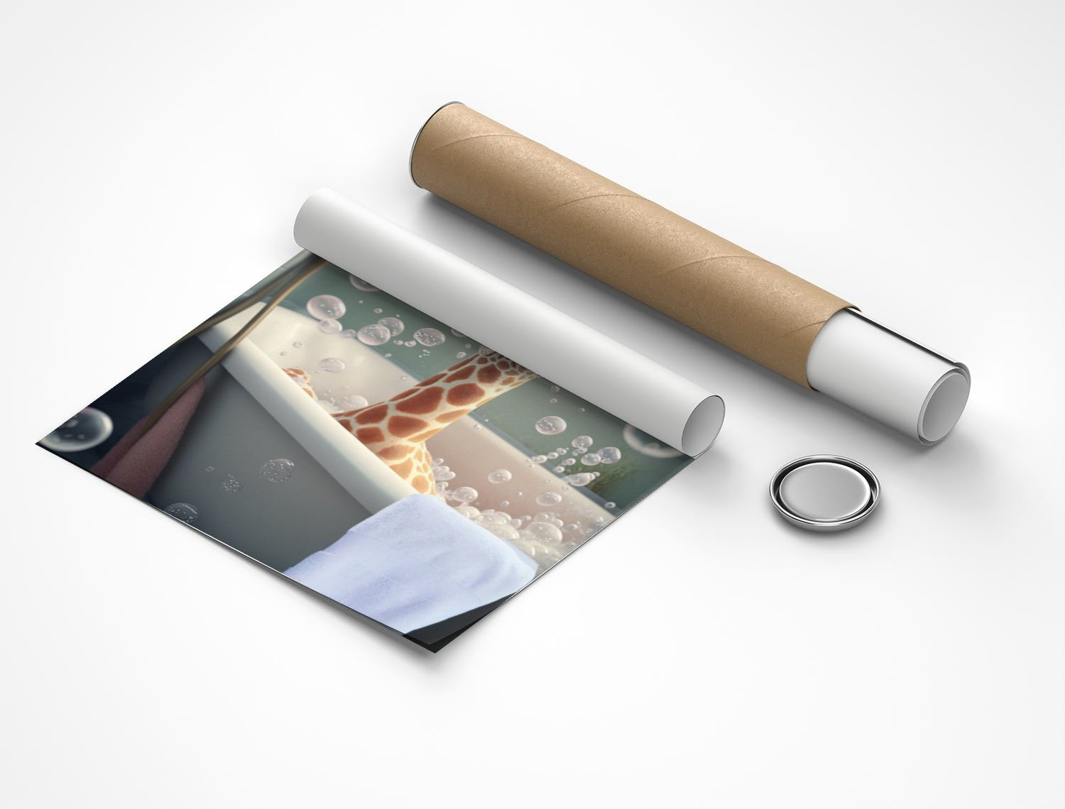 Rolled poster