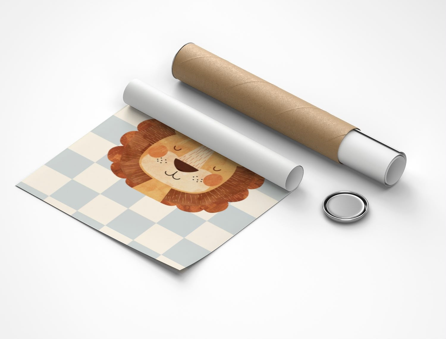 Rolled poster