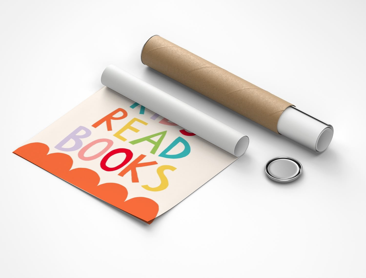 Rolled poster