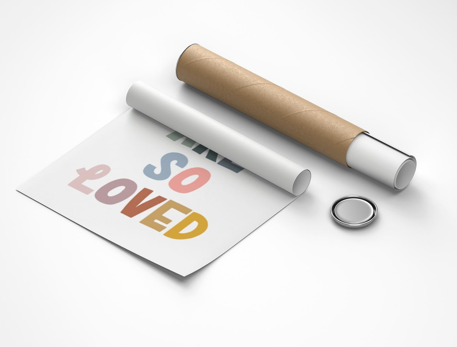Rolled poster