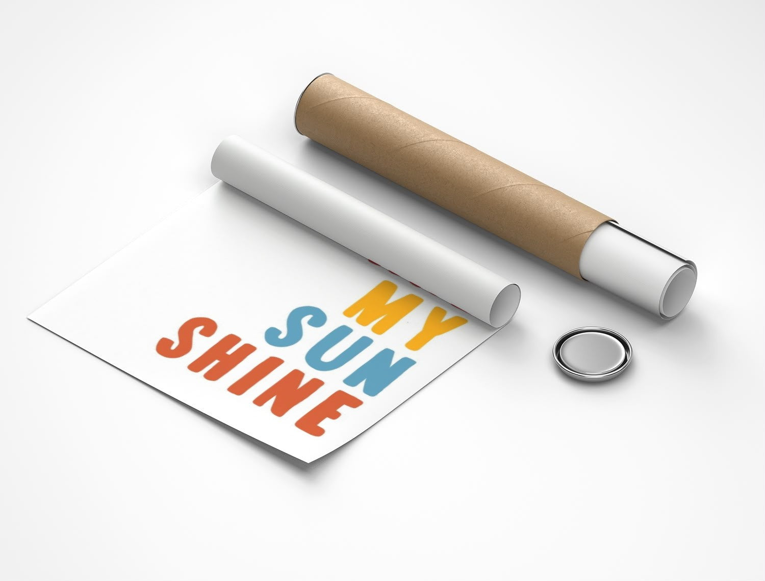 Rolled poster