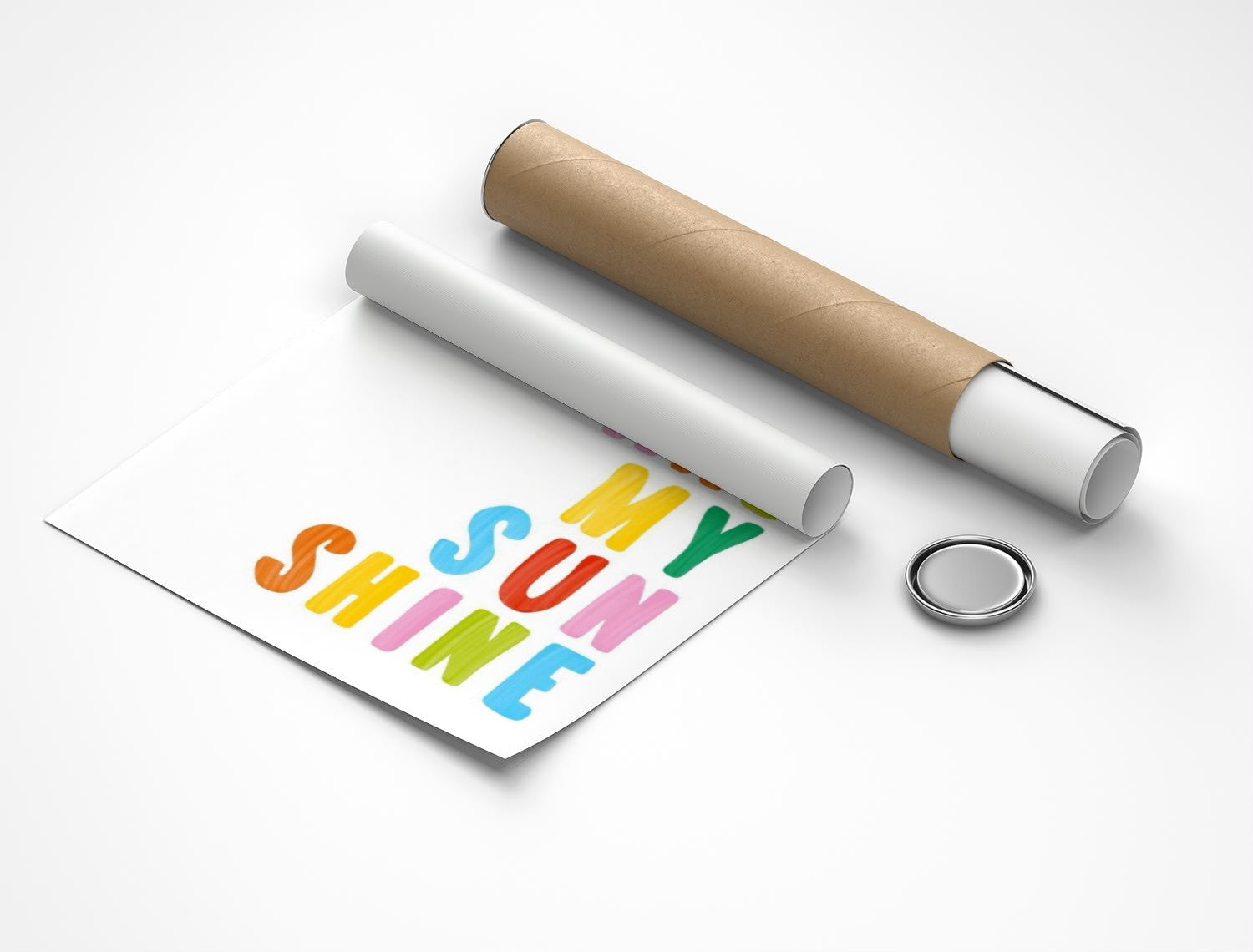 Rolled poster