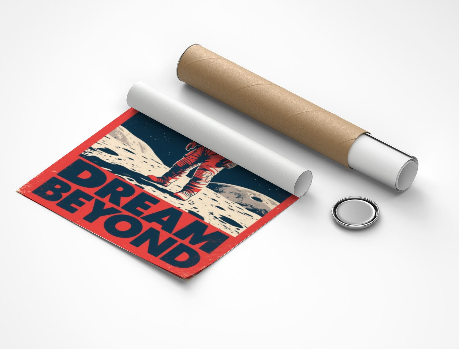 Rolled poster