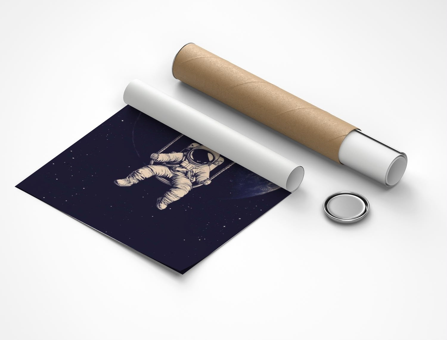 Rolled poster